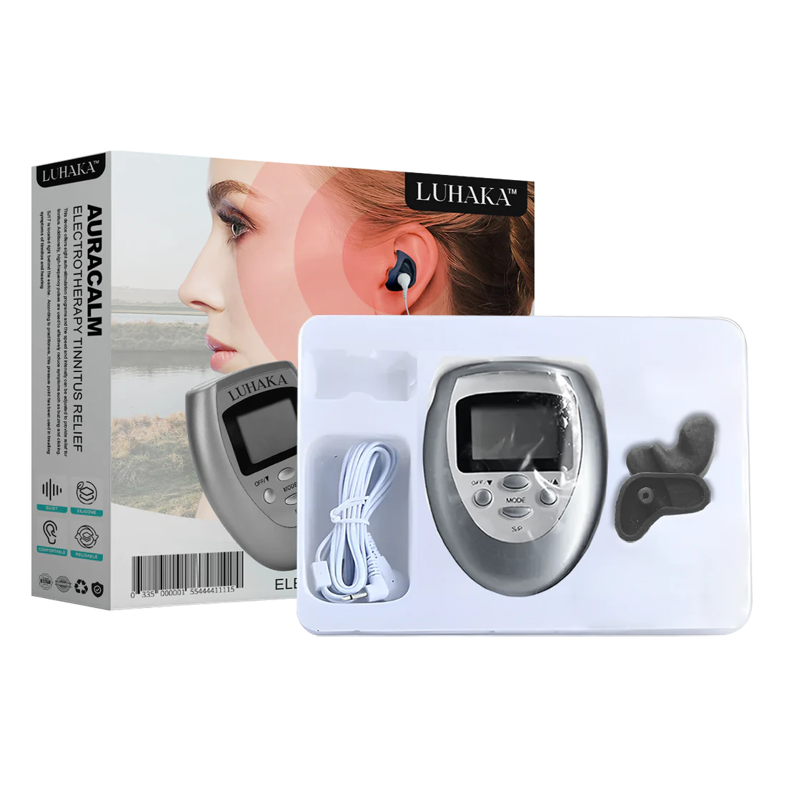 Luhaka Auracalm Electrotherapy Tinnitus Relief