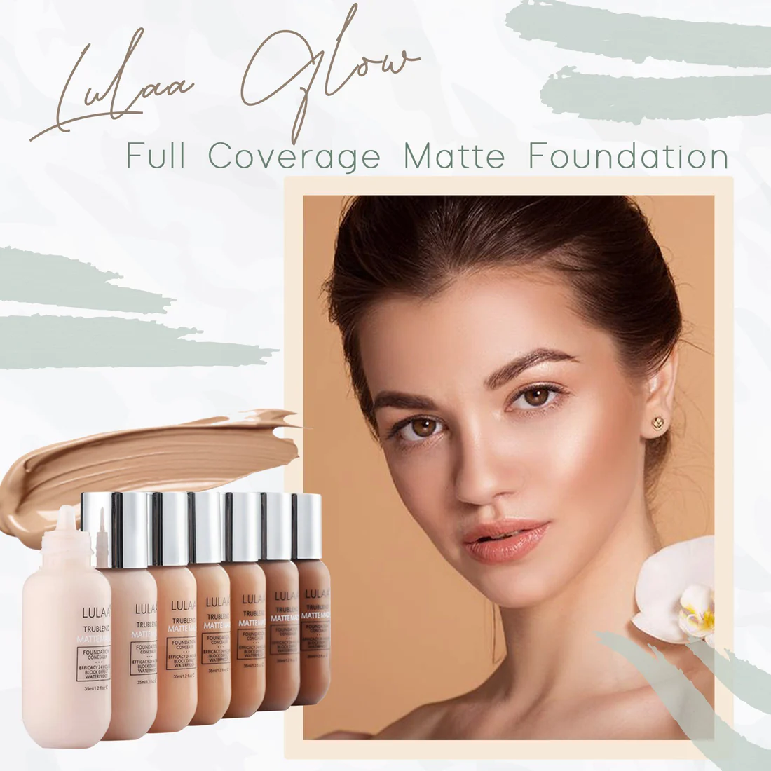 Lulaa Glow Full Coverage Matte Foundation