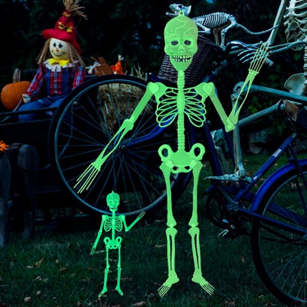 Halloween Luminous Skeleton Door Decorations