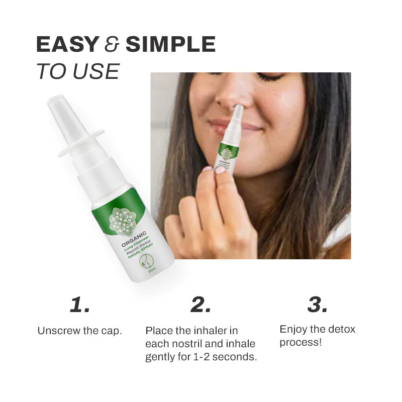 Organic LungCleanser RepairDetox NasalSpray