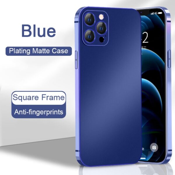 Metal Frame Matte Case Cover