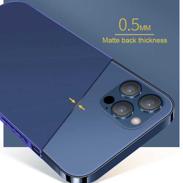 Metal Frame Matte Case Cover