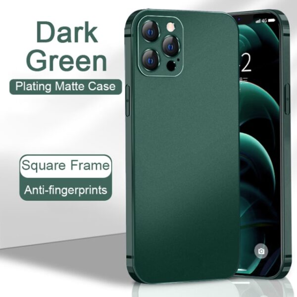 Metal Frame Matte Case Cover