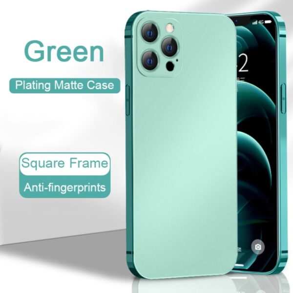 Metal Frame Matte Case Cover