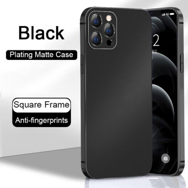 Metal Frame Matte Case Cover