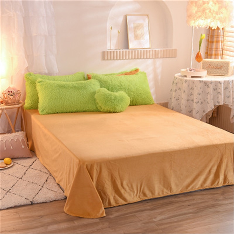 Colorful Fluffy Bedding Set