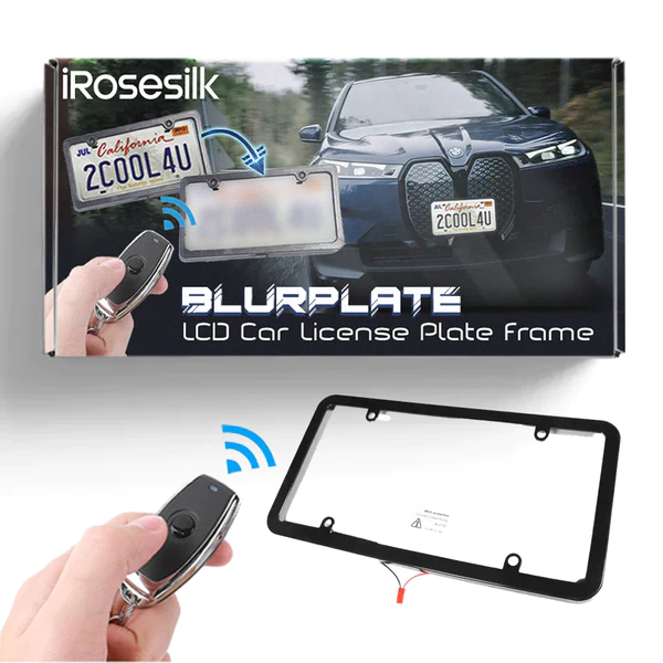 Lyseemin BlurPlate LCD Car License Plate Frame