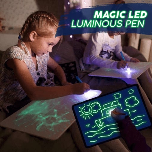 Magic Light Drawing Board Set