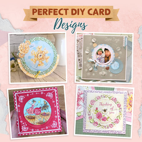 Magic Window Photo Spinning Card DIY Set