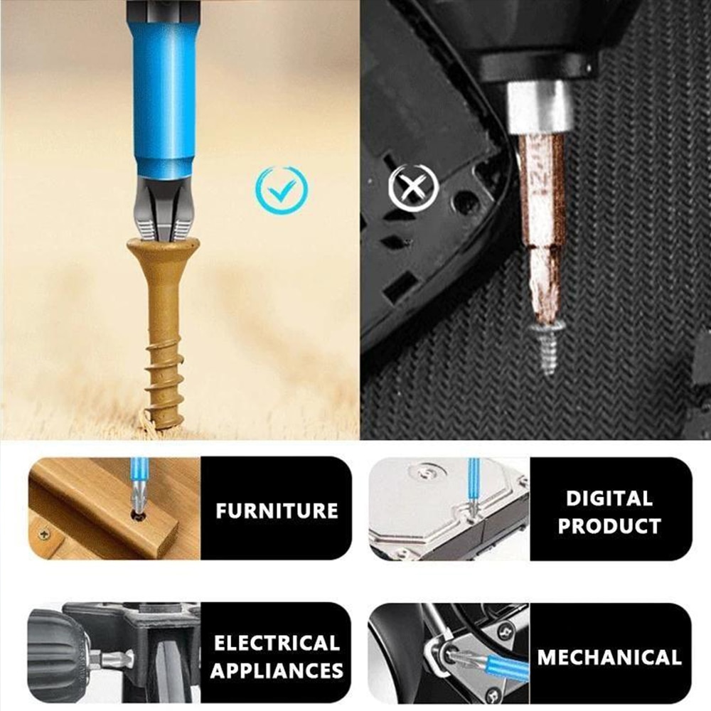 Anti-slip Screwdriver Bit Set