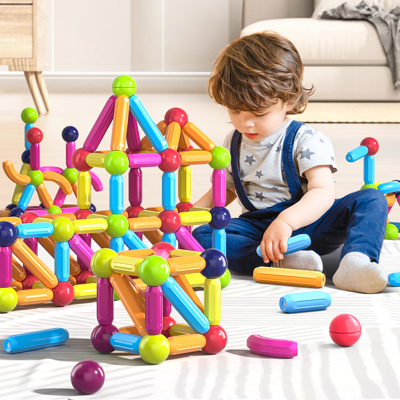 Magnetic Construction Stick Building Blocks Set