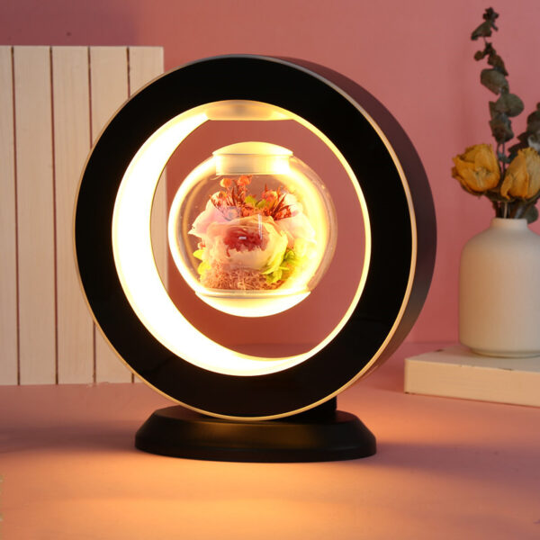 Magnetic Floating Immortal Flower Vase Lamp