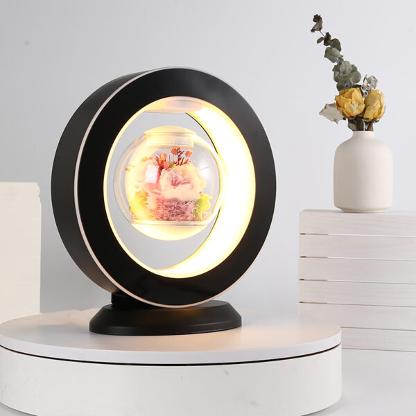 Magnetic Floating Immortal Flower Vase Lamp