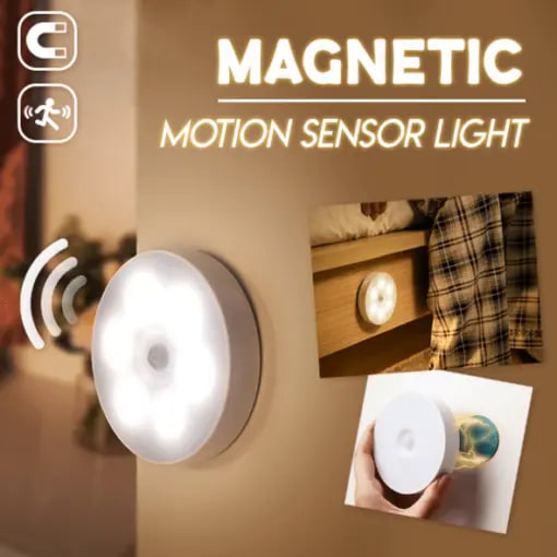 Magnetic Motion Sensor Light