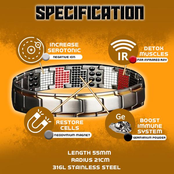 Magnetotherapy Ultra Ion Bracelet