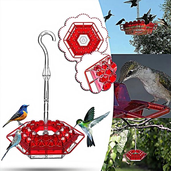 Mary's Hummingbird Feeder With Perch And Built-in Ant Moat