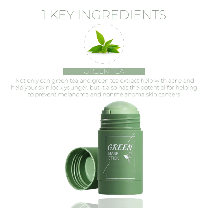 Greenď¸ Detoxifying Clay Stick Mask