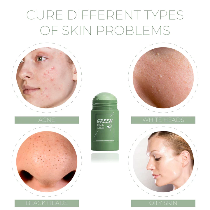 Greenď¸ Detoxifying Clay Stick Mask