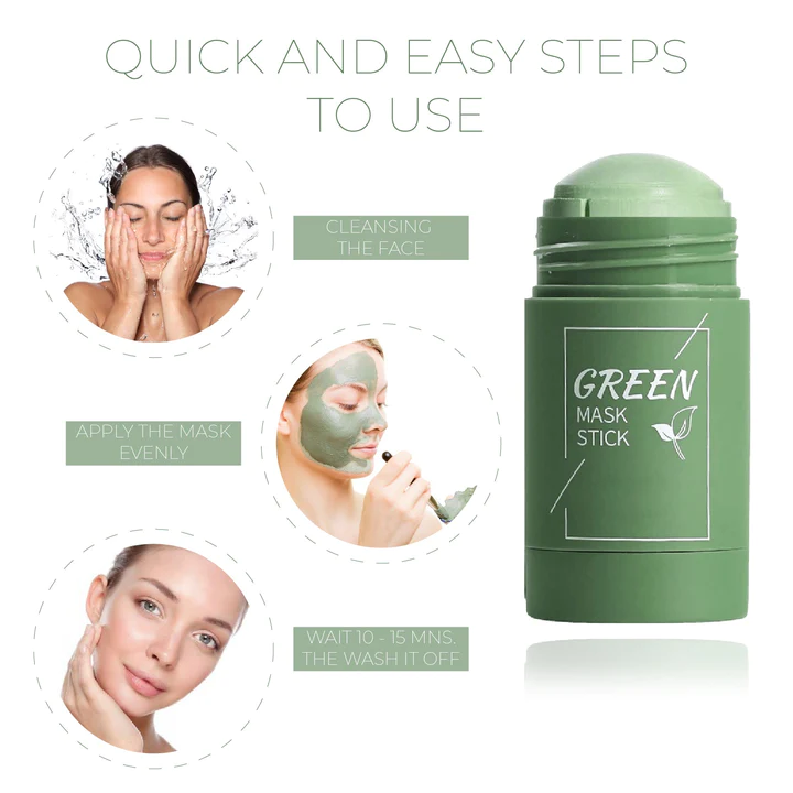 Greenď¸ Detoxifying Clay Stick Mask