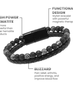 Maverix Humanic Hematite ION Bracelet