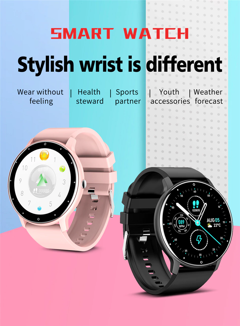 Maxtio Full Touch Screen Smart Watch