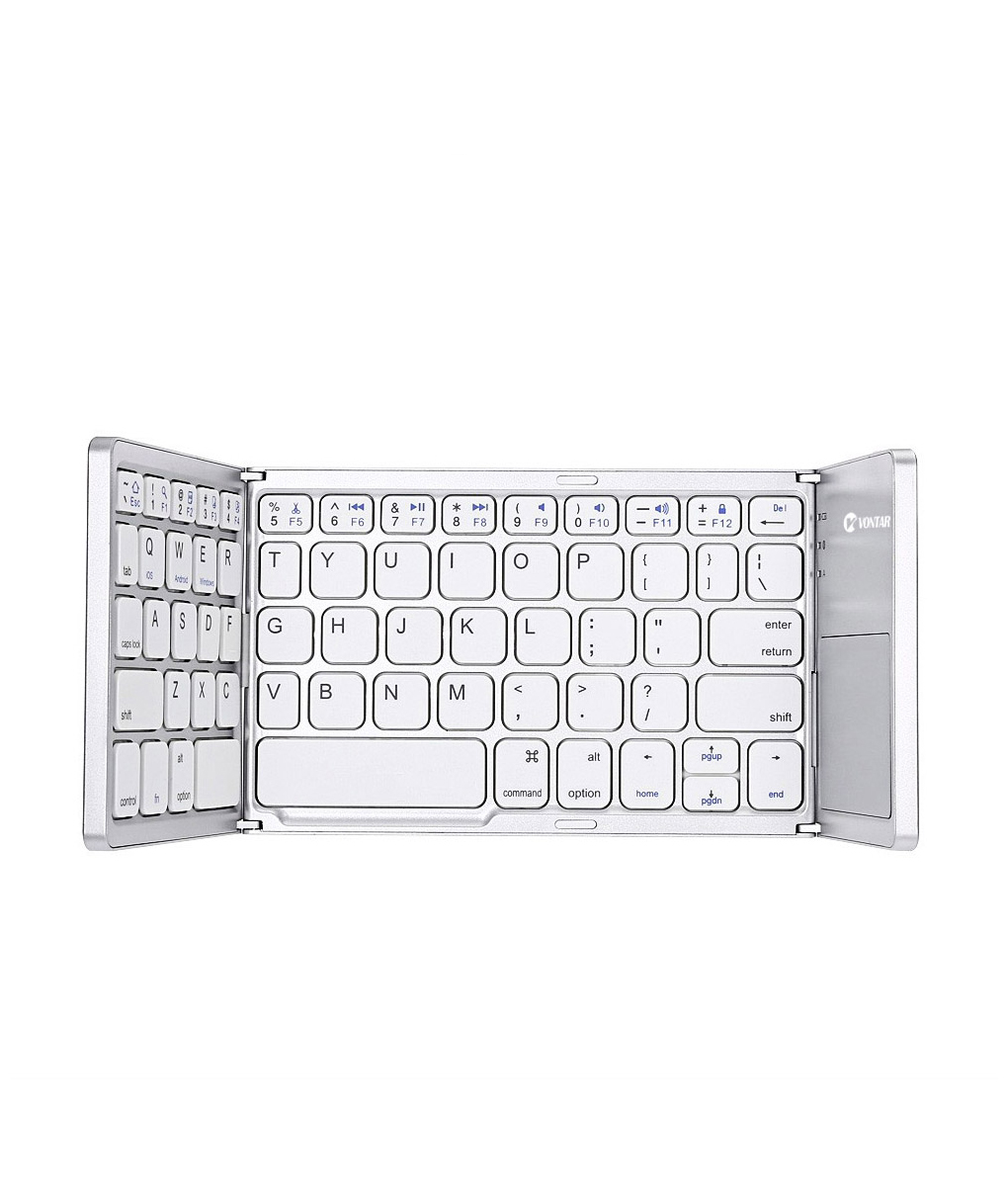 Foldable Portable Keyboard with Touchpad