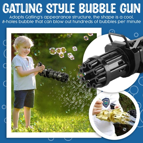 Mega Fun Bubble Gun