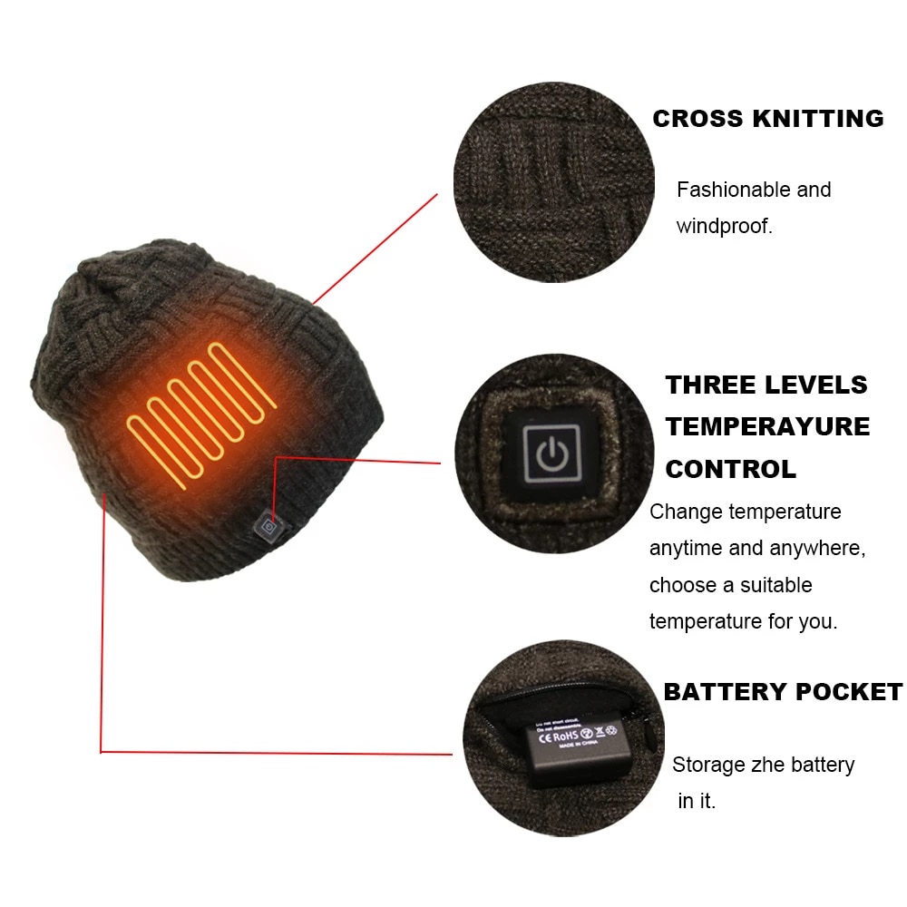 Rechargeable Heated Hat