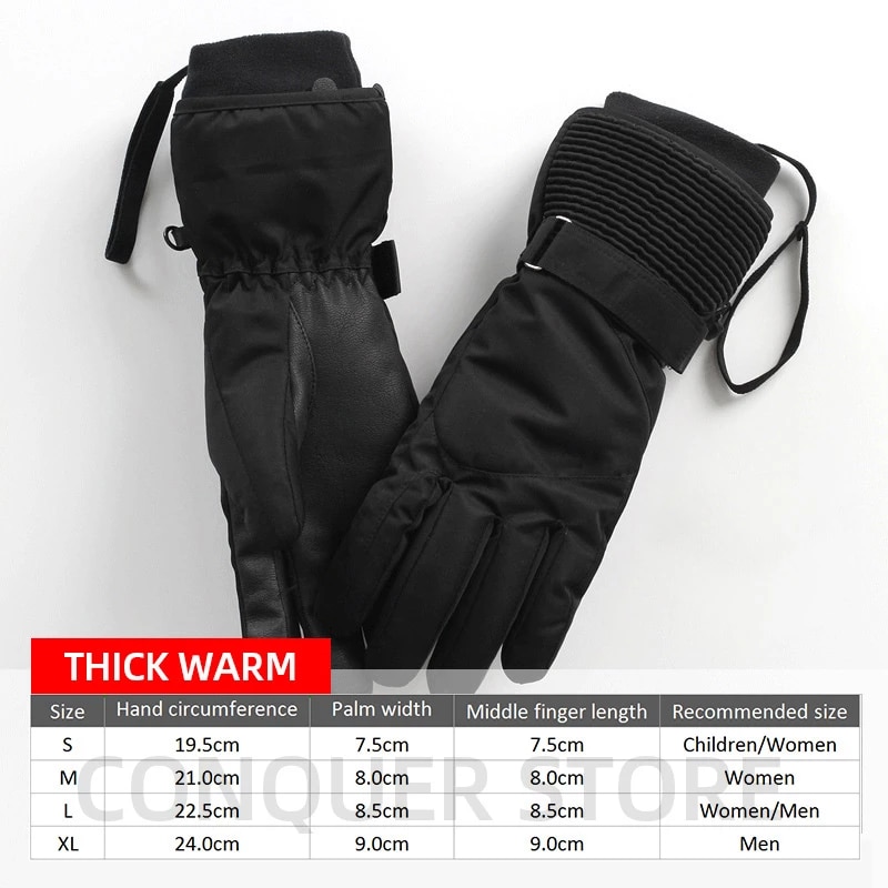 Waterproof Winter Ski Gloves