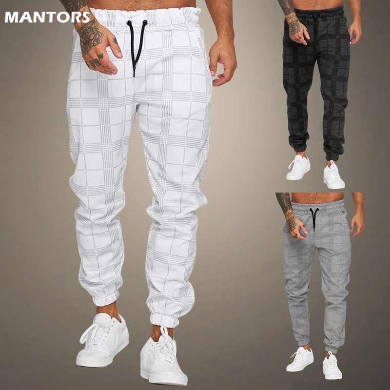 Men's Plaid Casual Pants