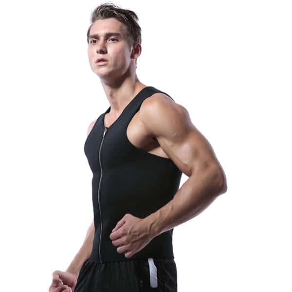 Men's Zipper Neoprene Sauna Vest