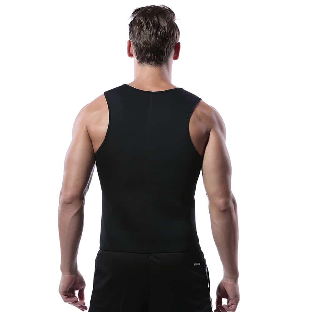 Men's Zipper Neoprene Sauna Vest