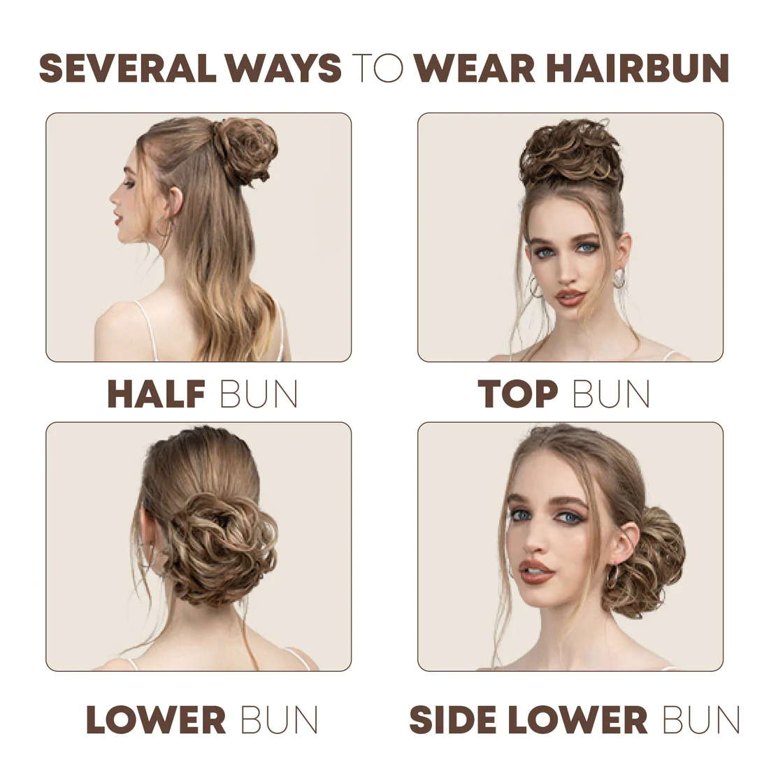 Stylish Instant Messy HairBun