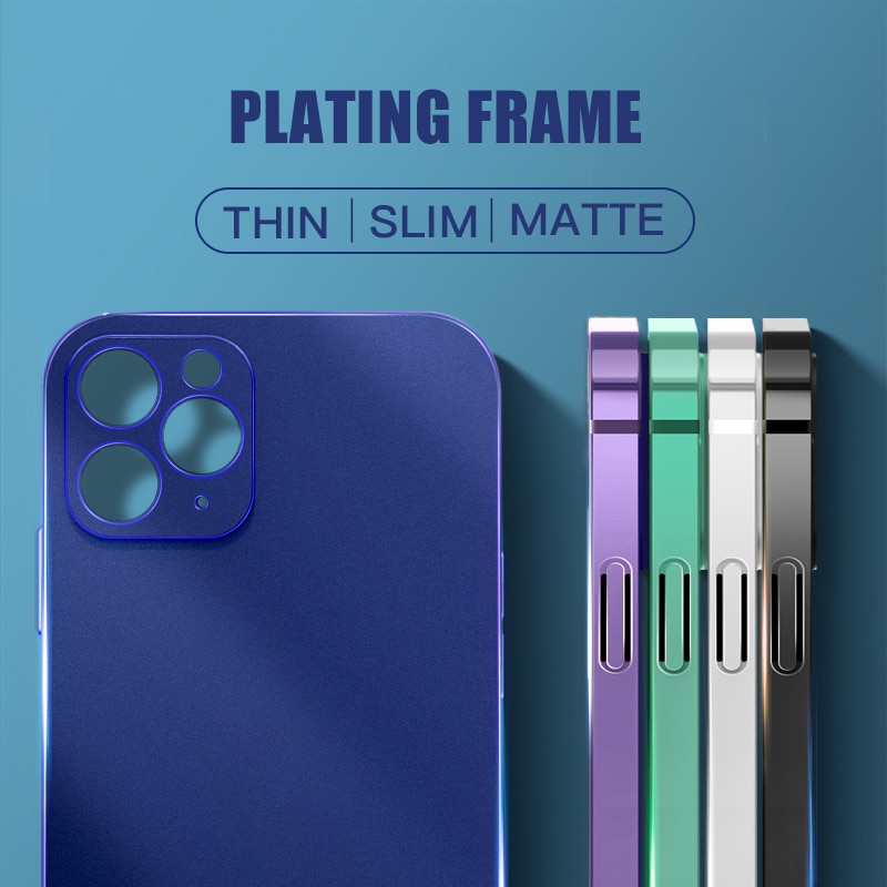 Metal Frame Matte Case Cover