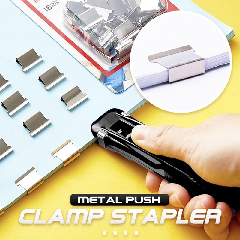 Metal Push Clamp Stapler