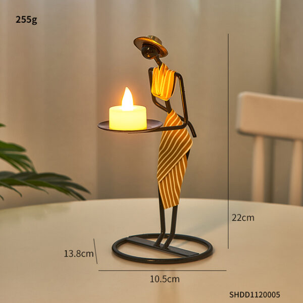 Creative Beautiful Nordic Iron Candle Holder