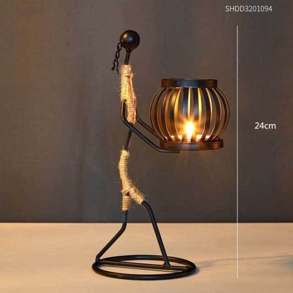 Creative Beautiful Nordic Iron Candle Holder