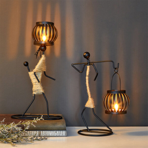 Creative Beautiful Nordic Iron Candle Holder