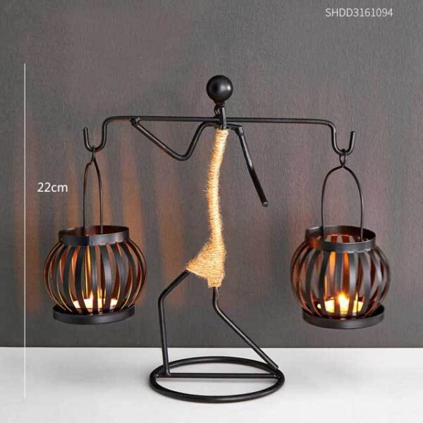 Creative Beautiful Nordic Iron Candle Holder