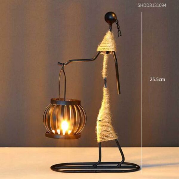 Creative Beautiful Nordic Iron Candle Holder