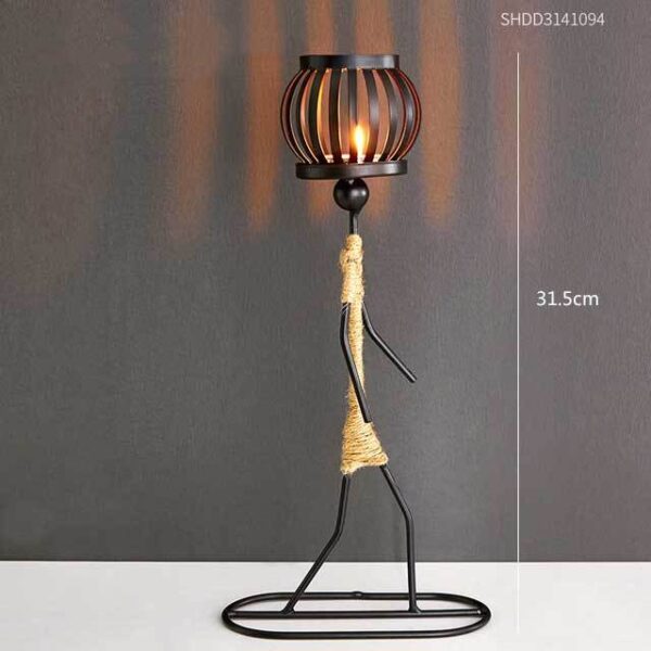 Creative Beautiful Nordic Iron Candle Holder