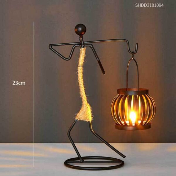 Creative Beautiful Nordic Iron Candle Holder