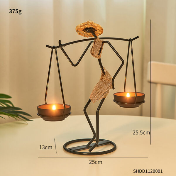 Creative Beautiful Nordic Iron Candle Holder