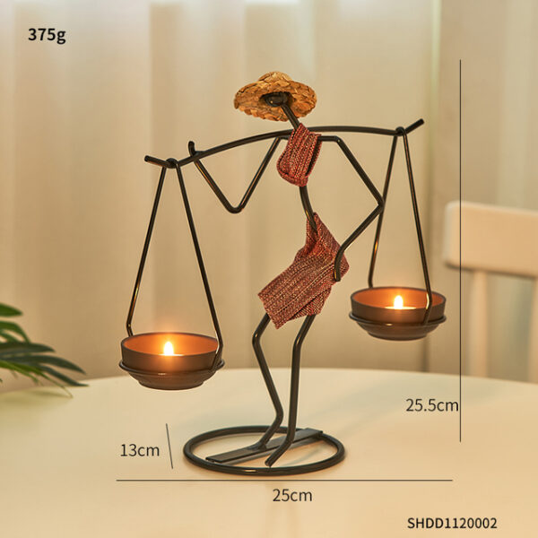 Creative Beautiful Nordic Iron Candle Holder