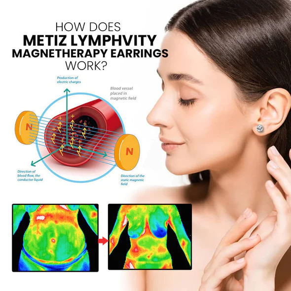 Metiz PLUS Lymphvity Magnetherapy EarringsLimited time discount  last day