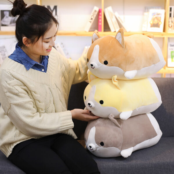 Cute Corgi Dog Plush Pillow