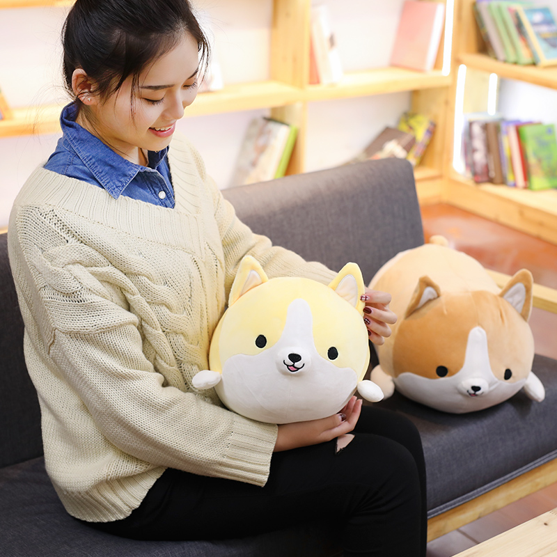 Cute Corgi Dog Plush Pillow