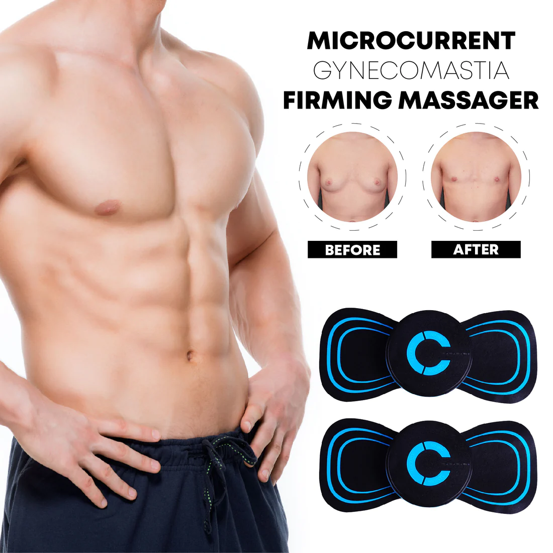 Microcurrent Gynecomastia Firming Massager