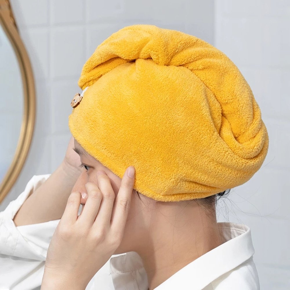 Eco Friendly Super Absorbent Hair Towel Wrap