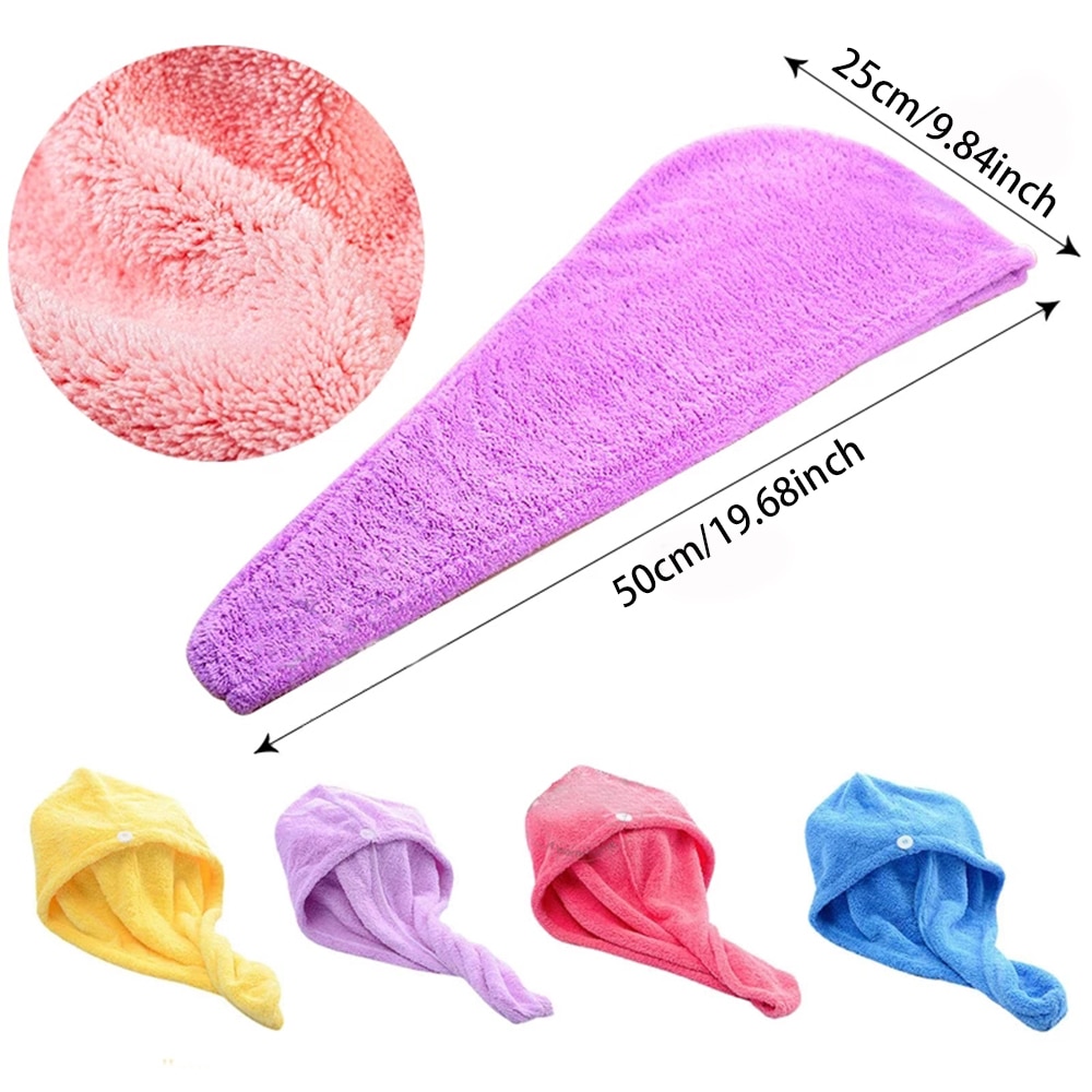 Eco Friendly Super Absorbent Hair Towel Wrap